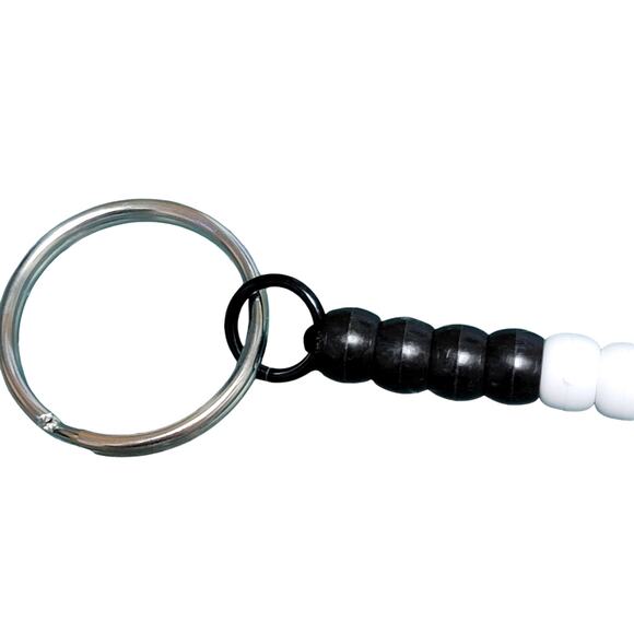 Baseball Keychain Purple‎ White Black MLB Little League Sports Fan Mom Dad Gift - Picture 3 of 4